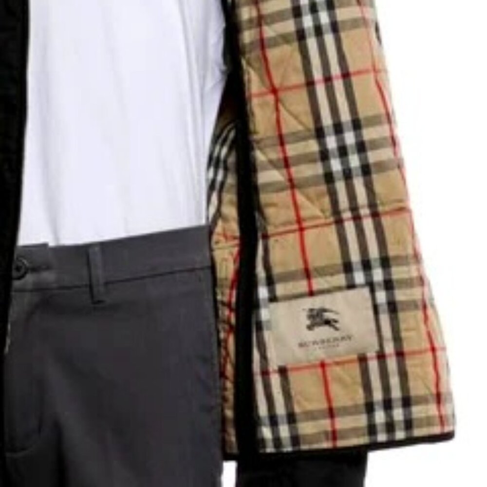 BURBERRY House Check Pattern Utility Jacket